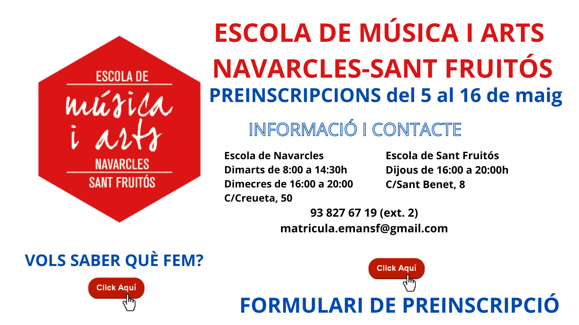 Preinscripcions 25-26